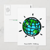 Wildthing - Planet EARTH - Conservatie - Ecologie Briefkaart (Voorkant / Achterkant)