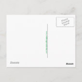 Wildthing - Planet EARTH - Conservatie - Ecologie Briefkaart (Achterkant)