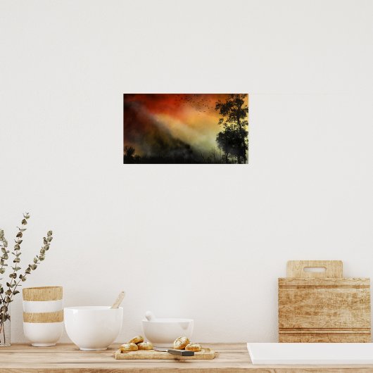 Wildvuur Poster (Keuken)