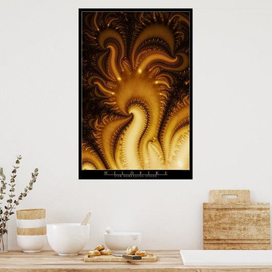 Wildvuur Poster (Keuken)