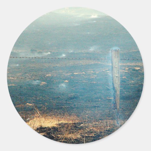 Wildvuur Ronde Sticker (Voorkant)