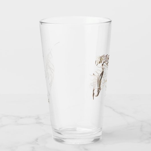 WildWind Drink Glas met Veer & Archer (Rechts)