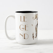 WildWind-keramische Mok door Mustang Meg (Links)