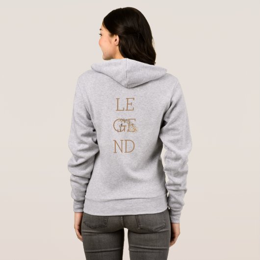 WildWind Legend Zipper Hooded Sweatshirt (Achterkant volledig)