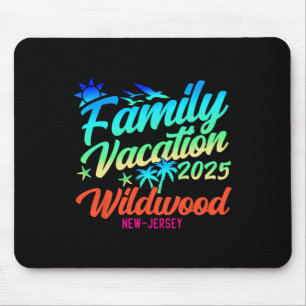 Wildwood Beach New Jersey Gezinsvakantie Matching Muismat
