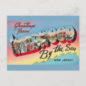 Wildwood bij het Zee Briefkaart (Voorkant)