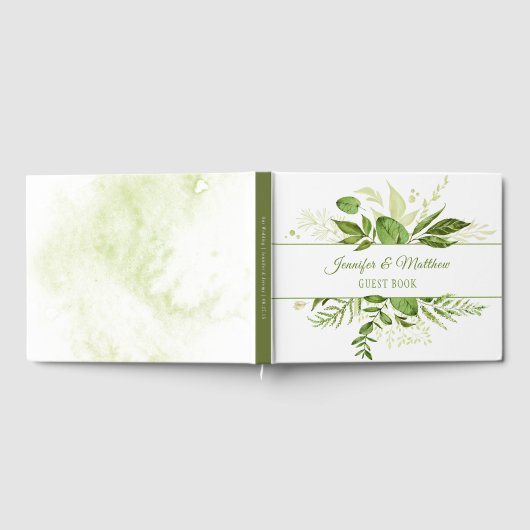 Wildwood Botanical Rustic Greenery Gastenboek (Volledig)