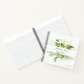 Wildwood Botanical Rustic Greenery Gastenboek Notitieboek (Binnen)