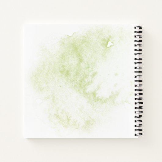 Wildwood Botanical Rustic Greenery Gastenboek Notitieboek (Achterkant)