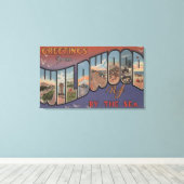 Wildwood-by-the-Zee, New Jersey Canvas Afdruk (Insitu (Houten vloer))