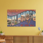 Wildwood-by-the-Zee, New Jersey Canvas Afdruk (Insitu (Woonkamer))