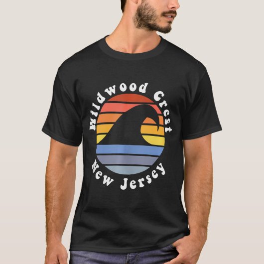 Wildwood Crest New Jersey NJ Beach Vakantie Souven T-shirt (Voorkant)