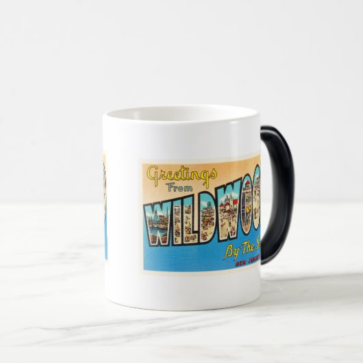 Wildwood door het Zee New Jersey NJ  Briefkaart Magische Mok (Voorkant rechts)