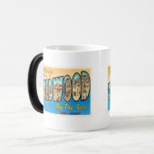 Wildwood door het Zee New Jersey NJ  Briefkaart Magische Mok (Voorkant links)