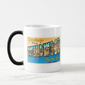 Wildwood door het Zee New Jersey NJ  Briefkaart Magische Mok (Links)