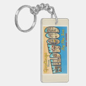 Wildwood door het Zee New Jersey NJ Briefkaart Sleutelhanger (Voorkant Links)