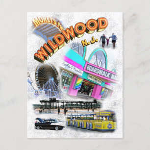 Wildwood, New Jersey Boardwalk Briefkaart