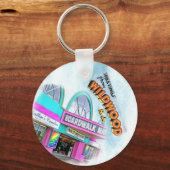 Wildwood, New Jersey Boardwalk Sleutelhanger (Voorkant)