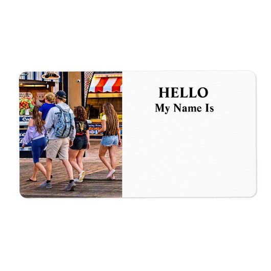 Wildwood NJ – Boardwalk Bakkerij Etiket (Voorkant)