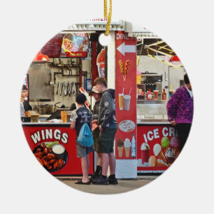 Wildwood NJ – Eetkraam Keramisch Ornament