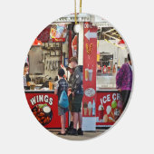 Wildwood NJ – Eetkraam Keramisch Ornament (Links)