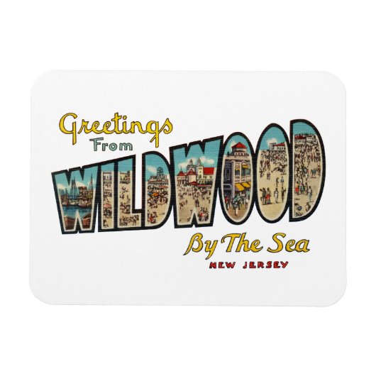 Wildwood NJ Magneet (Horizontaal)