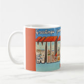 Wildwood NJ Old Postcard Mug Koffiemok (Links)