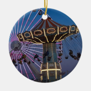 Wildwood NJ – Wave Swing Ride Keramisch Ornament