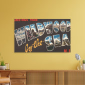 Wildwood per Zee, New Jersey 2 Canvas Afdruk (Insitu (Woonkamer))