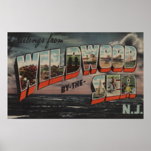 Wildwood per Zee, New Jersey 3 Poster