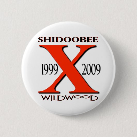 Wildwood Shidoobee ronde knop Button 5,7 Cm (Voorkant)