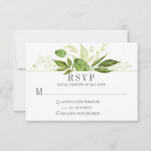 Wildwoods Botanicals Greenery Lijst RSVP (Voorkant)