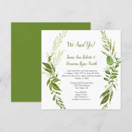 Wildwoods Botanicals Rustieke Ontvangst Kaartjes A Kaart