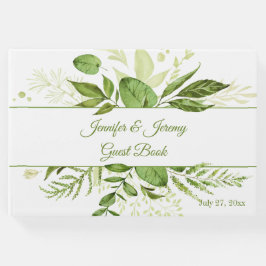 Wildwoods Botanische rustieke groen bruiloft Gastenboek