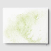 Wildwoods Botanische rustieke groen bruiloft Gastenboek (Achterkant)