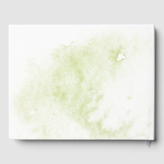 Wildwoods Botanische rustieke groen bruiloft Gastenboek (Achterkant)