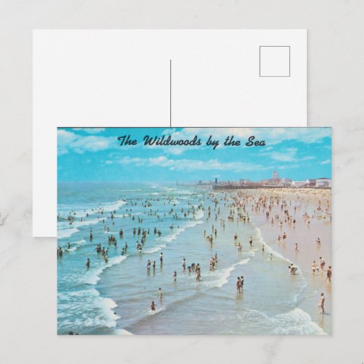 Wildwoods by the Zee, New Jersey Briefkaart (Voorkant / Achterkant)