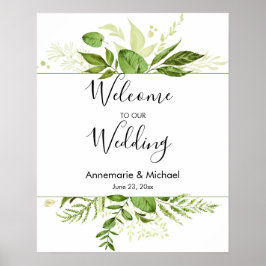 Wildwoods Ingelische Welkomstbord Poster