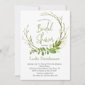 Wildwoods rustieke krans Vrijgezellenfeest Kaart (Voorkant)