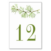 Wildwoods rustieke minimalistische pijnboomtak | kaart (Achterkant)