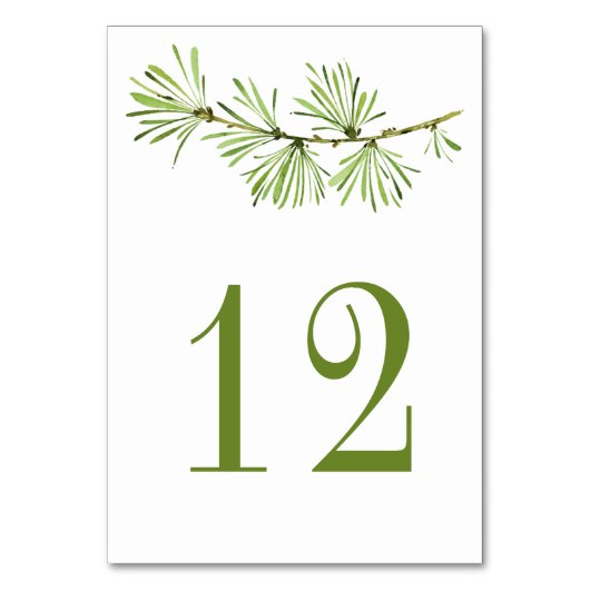 Wildwoods rustieke minimalistische pijnboomtak | kaart (Voorkant)