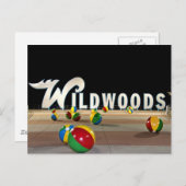 Wildwoods Sign in Wildwood New Jersey Briefkaart (Voorkant / Achterkant)