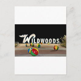 Wildwoods Sign in Wildwood New Jersey Briefkaart