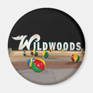 Wildwoods Sign in Wildwood New Jersey Magneet
