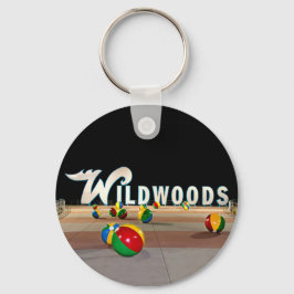 Wildwoods Sign in Wildwood New Jersey Sleutelhanger