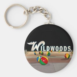 Wildwoods Sign in Wildwood New Jersey Sleutelhanger