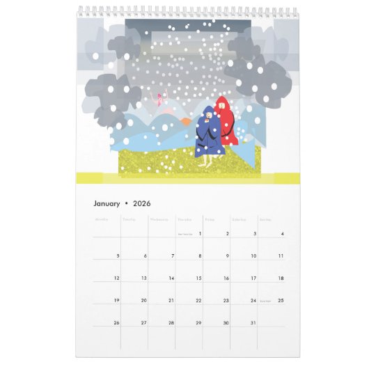 WILDZWEMKALENDER 2025 KALENDER (Jan 2026)