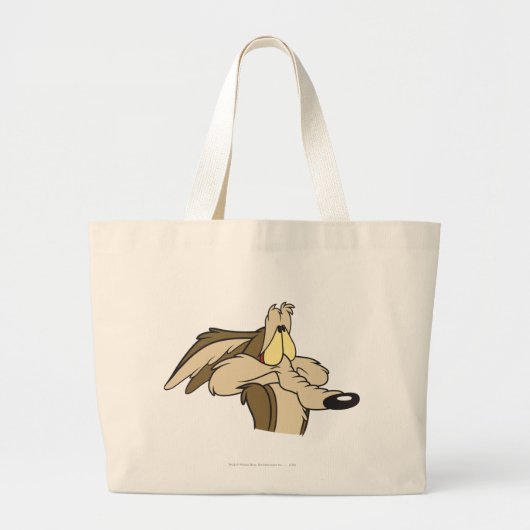 Wile E. Coyote aanstaande Doom Grote Tote Bag (Voorkant)