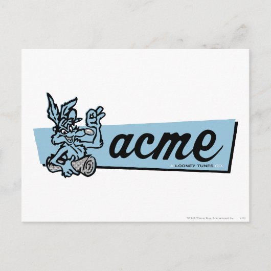 WILE E. COYOTE™ Acme 4 Briefkaart (Voorkant)