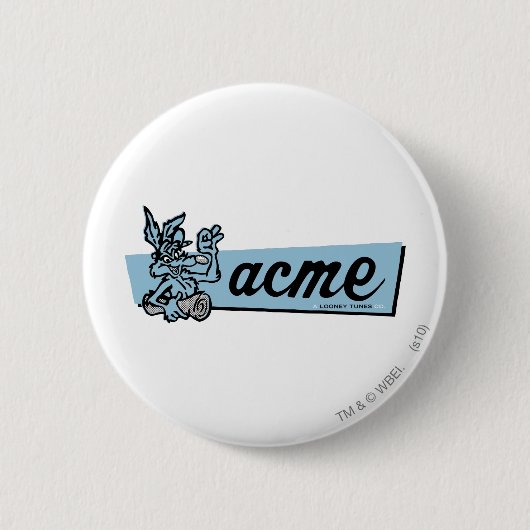 WILE E. COYOTE™ Acme 4 Ronde Button 5,7 Cm (Voorkant)